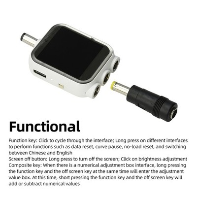 Multifunction 4.5-80V 6A 0-600W Digital Voltmeter Power Meter Current