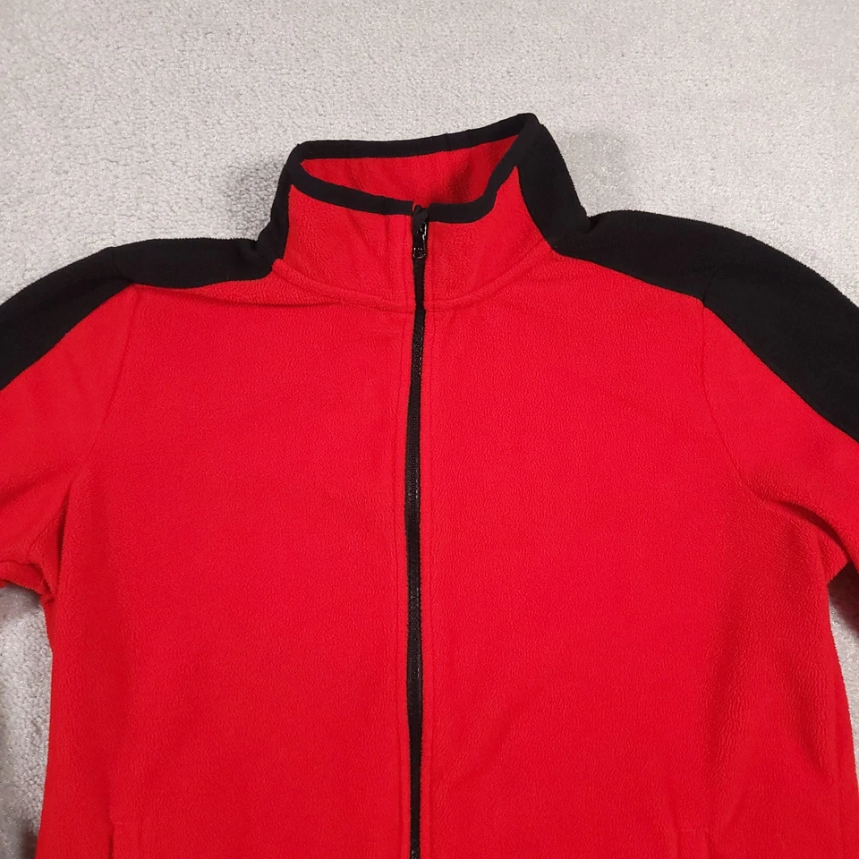 Chaqueta LRL Ralph Lauren Active para mujer XL roja cremallera completa manga larga exterior polar Foto 3 de 4