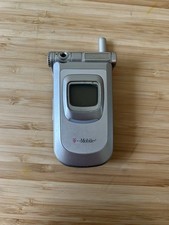 VTG Samsung SGH-V205 - Silver T Mobile Very Rare Cellular Flip Phone Untested