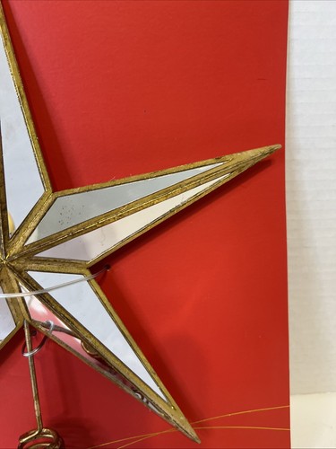 World Market Mirrored Star Tree Topper Holiday/Christmas Decor Brand New - Picture 4 of 13