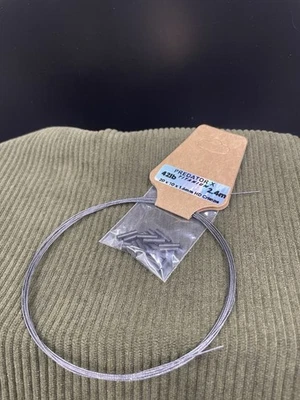 Predator X Titanium Nitinol 42lb Trace Wire Kit 2,4m plus 20 x HD Crimps