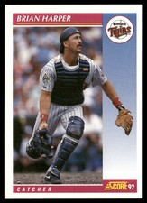1992 Score #215 Brian Harper
