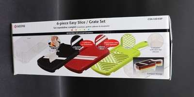 Kyocera Keramikhobel Slice&Grate Set CSN-550 EXP : 2 x Keramikhobel und Reibe