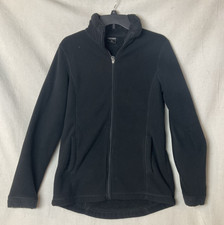 32 Degrees Heat Women's Tech Full Zip Fleece Jacket, Black, Size S