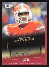 2015 SAGE HIT QUINTON DUNBAR A101 MINT AUTOGRAPHS RED RC FOOTBALL FLORIDA GATORS