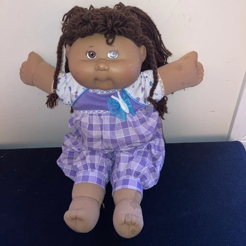 Cabbage Patch Doll Brown Hair, Brown Eyes 2004 Play Along PA-3 Plush Toy