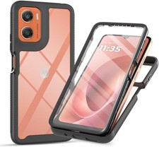 Case For Motorola G06 G56 G04 G35 G55 G05 E15 Front & Back Full Body Phone Cover