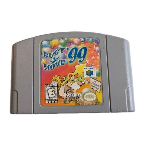 Bust-A-Move '99 Nintendo 64 Game 1999 N64 Cartridge Only SUPER RARE TESTED WORKS