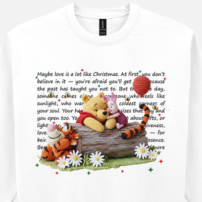 Pooh & Friends Hoodie Garnoptik Pooh Sweatshirt Ferkel & Tigger Pullover Unisex