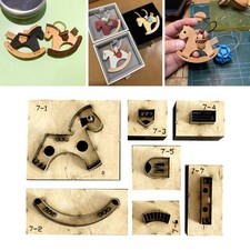 7x DIY Schaukelpferd Stanzform Stanzformen für Leder Cut Mould Tool Craft