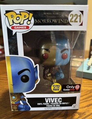Vivec #221 Funko Pop Elder Scrolls Morrowind GameStop Exclusive Glow in the Dark