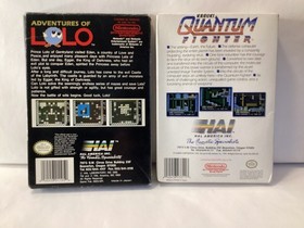 Adventures of Lolo & Kabuki Quantum Fighter NES in the box lot