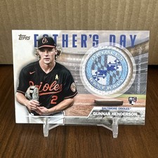 2023 Topps Series 2 Father's Day Commemorative Team Patch Gunnar Henderson RC