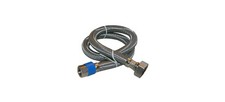 Faucet Supply Line 3/8" Compression X 1/2" D FIP 60" Braided Stainless Steel