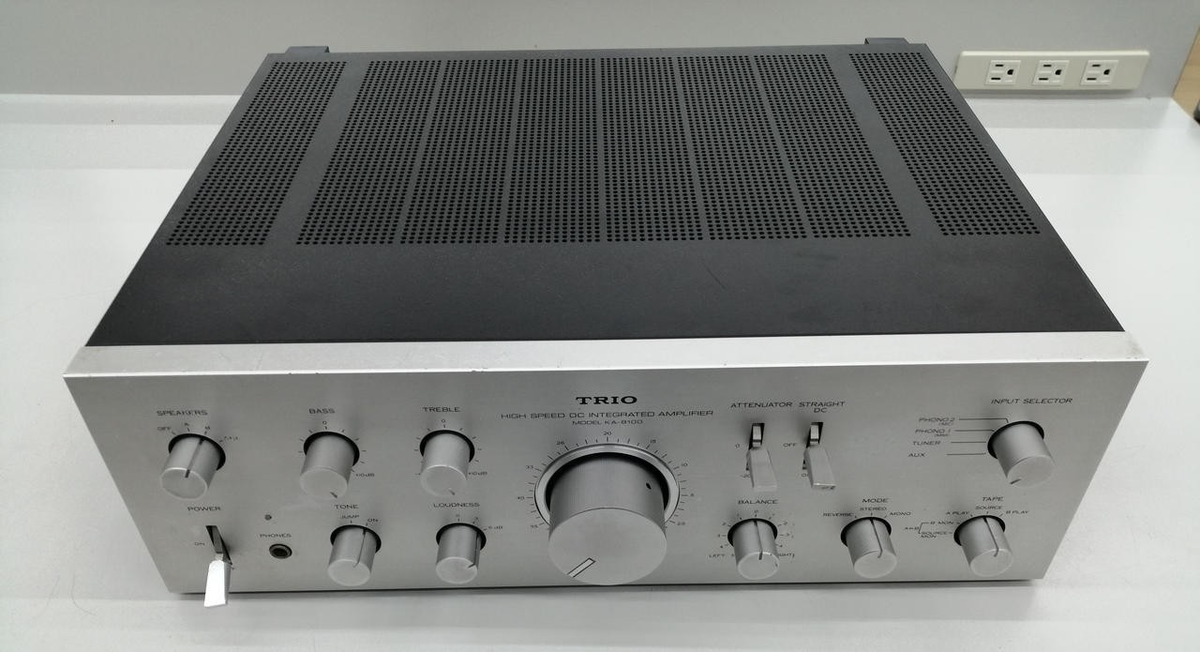 TRIO Kenwood KA-8100 HIGH Speed DC Integrated AMPLIFIER AC100V