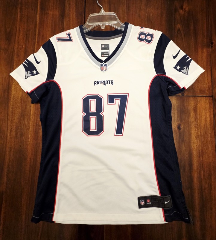 Official Nike Rob Gronkowski #87 New England Patriots On Field NFL Jersey Size S