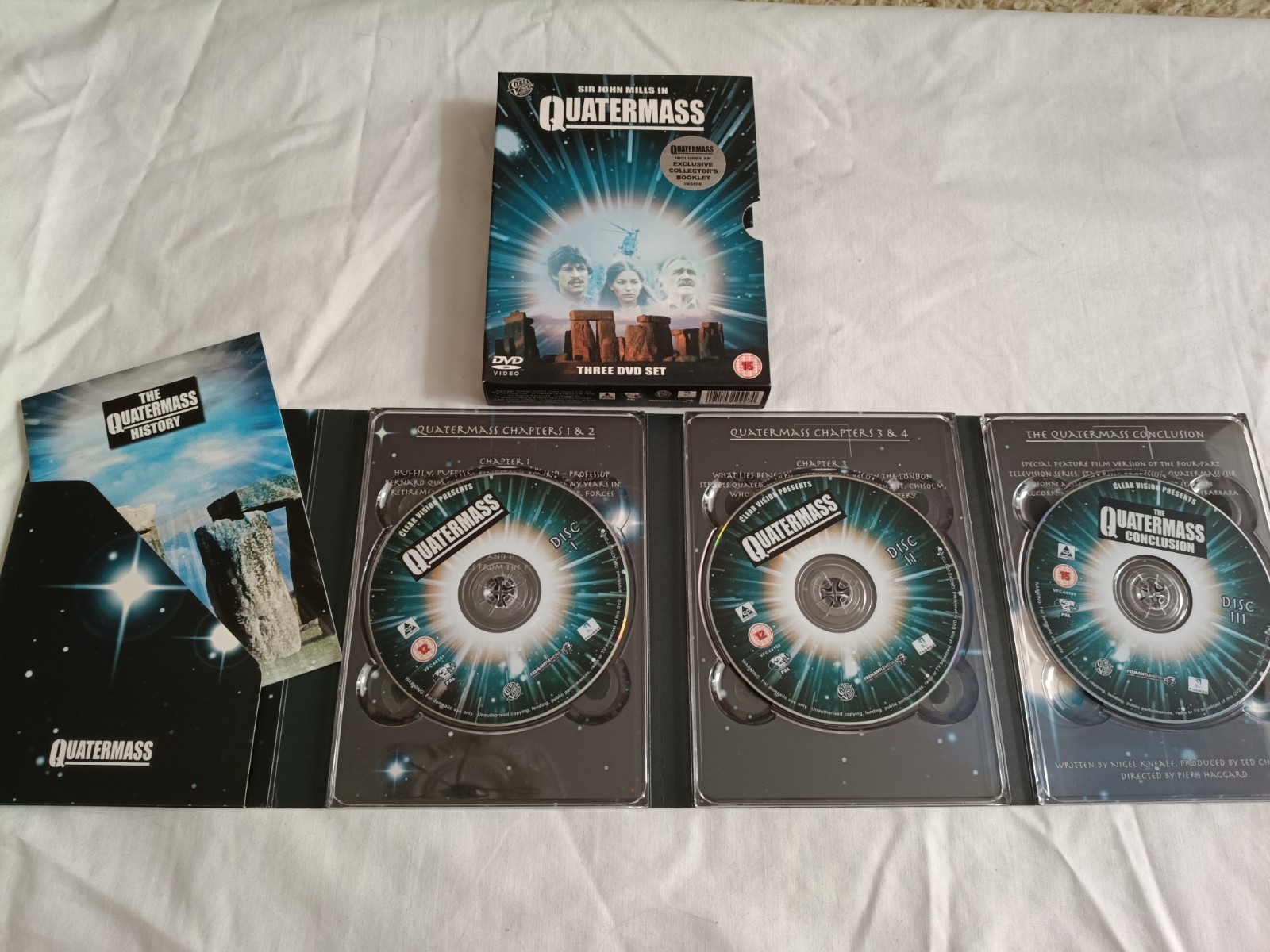Quatermass DVD (2003) John Mills, Haggard (DIR) cert 15 with Collector's Booklet