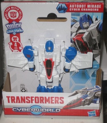 Transformers Cyberworld Mirage Cyber Changers 4-Inch Sealed