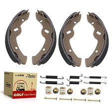 Golf Cart Brake Shoes Pads and Springs Kit Compatible with EZGO 1996-Up
