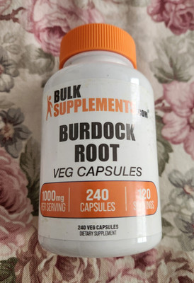BulkSupplements.com Burdock Root Extract Capsules ~ 1000mg ~ Herbal Supplement