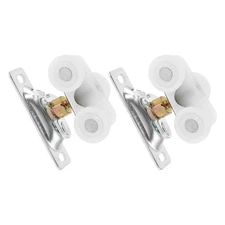  2pcs Camper Sliding Door Pulley: Replacement Camper Sliding Door Hardware With