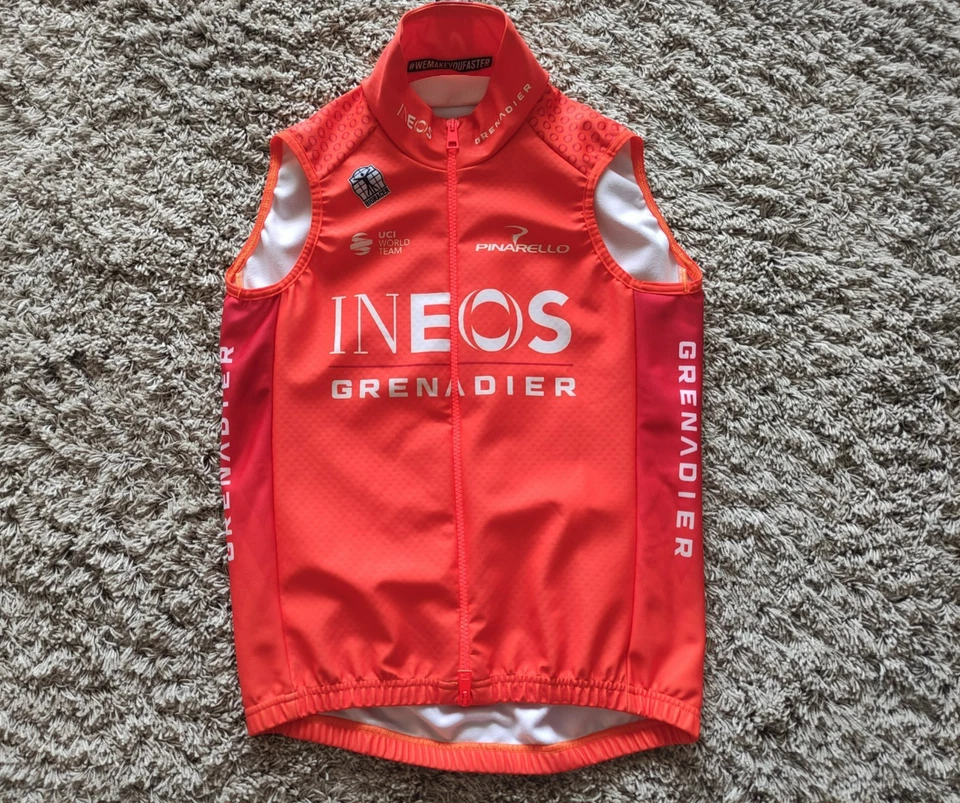 Van Baarle Ineos Grenadiers Epic Tempest Protect Gilet Bioracer Size: 2/S NEW! - Image 4 of 4