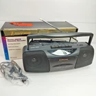 Emerson Portable AM/FM Stereo Radio Casette Recorder AC2312 AC/DC Power New