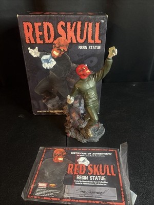 Marvel Red Skull Resin Statue w/ COA Box Bowen Designs Limited Edition