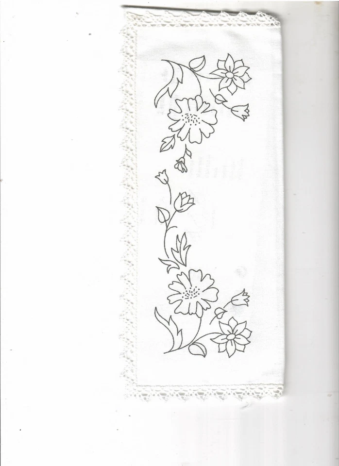 broderie 4 PORTE SERVIETTE ET FILS BRILLANT - Photo 2/3