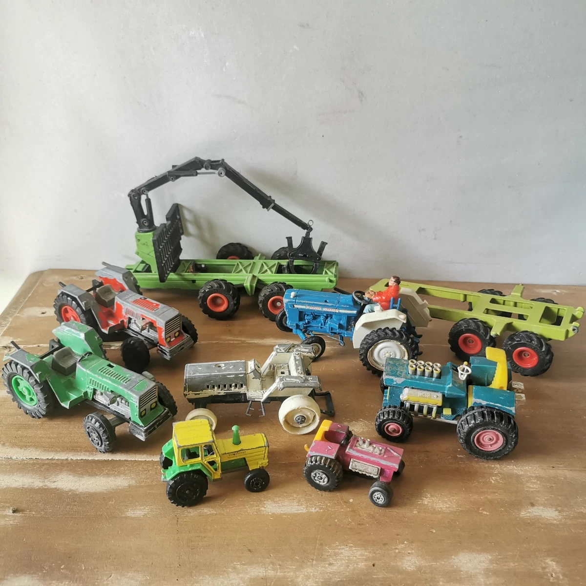 Tracteur + remorque - Majorette N°316 Benne (4) / N°369 Betaillère (1
