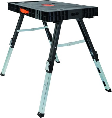 Disston Omni Plus 5 in 1 Workbench, Clamping Table, Scaffold, Dolly and Creeper