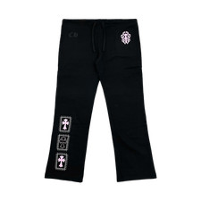 Chrome Hearts Deadly Doll Dagger Logo Sweatpants Black