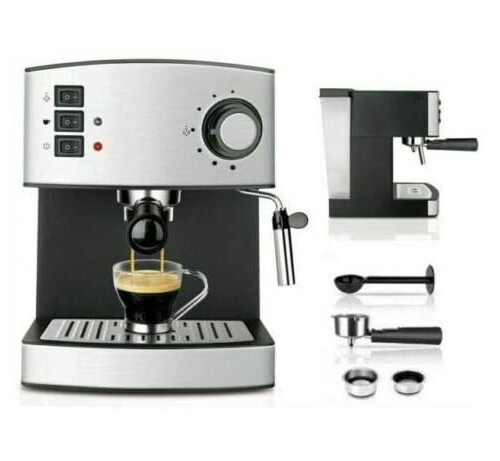 MACCHINA PER CAFFE ESPRESSO E CAPPUCCINO HOOMEI 850 W AUTOMATICA  PROFESSIONALE | eBay