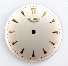 .VINTAGE 50s LONGINES ZJ 30MM DIAL with POINT...