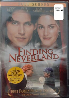 Finding Neverland DVD Peter Pan full screen Johnny Depp Kate Winslet BRAND  NEW! 788859382|