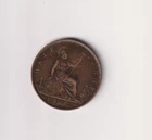 1861 Victoria Half Penny — photo from another recent sale