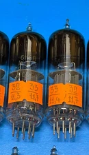 2 pcs 6N6P (ECC99, E182CC, 6N30P) NEW / MATCHED PAIR / GOLD GRID / SHIPS FROM US