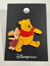 WDW Pooh and Piglet Hugging Walking Pals Pin Series Disney Pin 8607