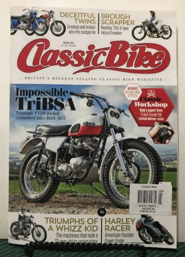 Classic Bike Impossible TriBSA Triumph T120 UK March 2019 FREE SHIPPING JB - Picture 1 of 1