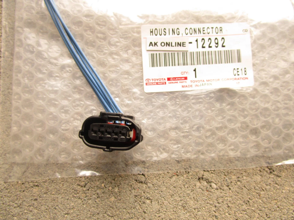 08 - 21 TOYOTA LAND CRUISER RADAR SENSOR 5 PIN PIGTAIL WIRE CONNECTOR OEM NEW - Image 4 of 4