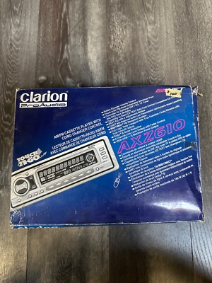 CLARION AXZ610 OLD SCHOOL CASSETTE PLAYER AM-FM HIGH POWER 45W X 4