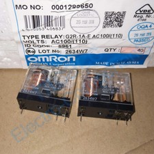 G2R-1A-E AC100/(110) Power Relay 16A 100/110VAC 6 Pins New 2PCS