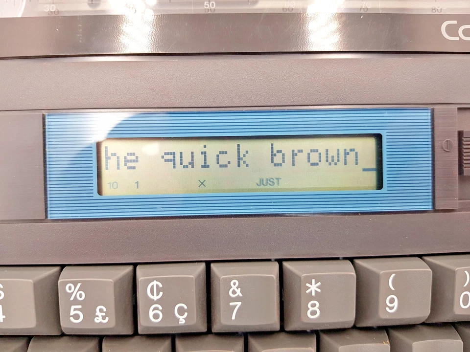 Casio Casiowriter CW-10 Personal Electronic Typewriter CW10A Vintage Collectible - Image 4 of 4