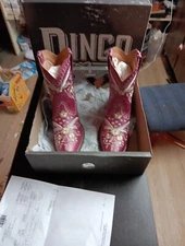 Pink Dingo Cowgir Roper Boots (NWT) + Box