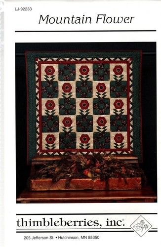 Fingerhut LJ-92233 BERGBLUME Applikation Quiltmuster