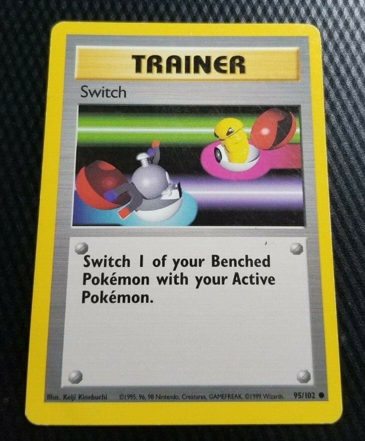 1999 Original Series Base Set TRAINER SWITCH Keiji Kinebuchi