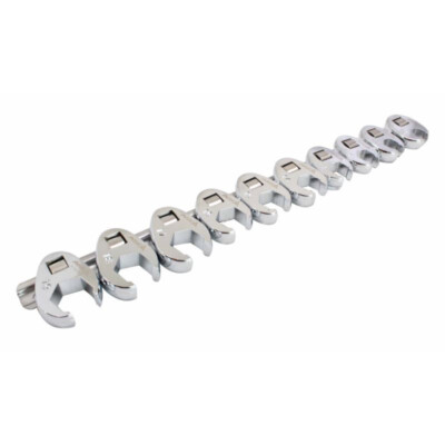 3/8'' 6-kant-Einsteck-Maulschlüssel-Satz, 10-tlg 10-19mm