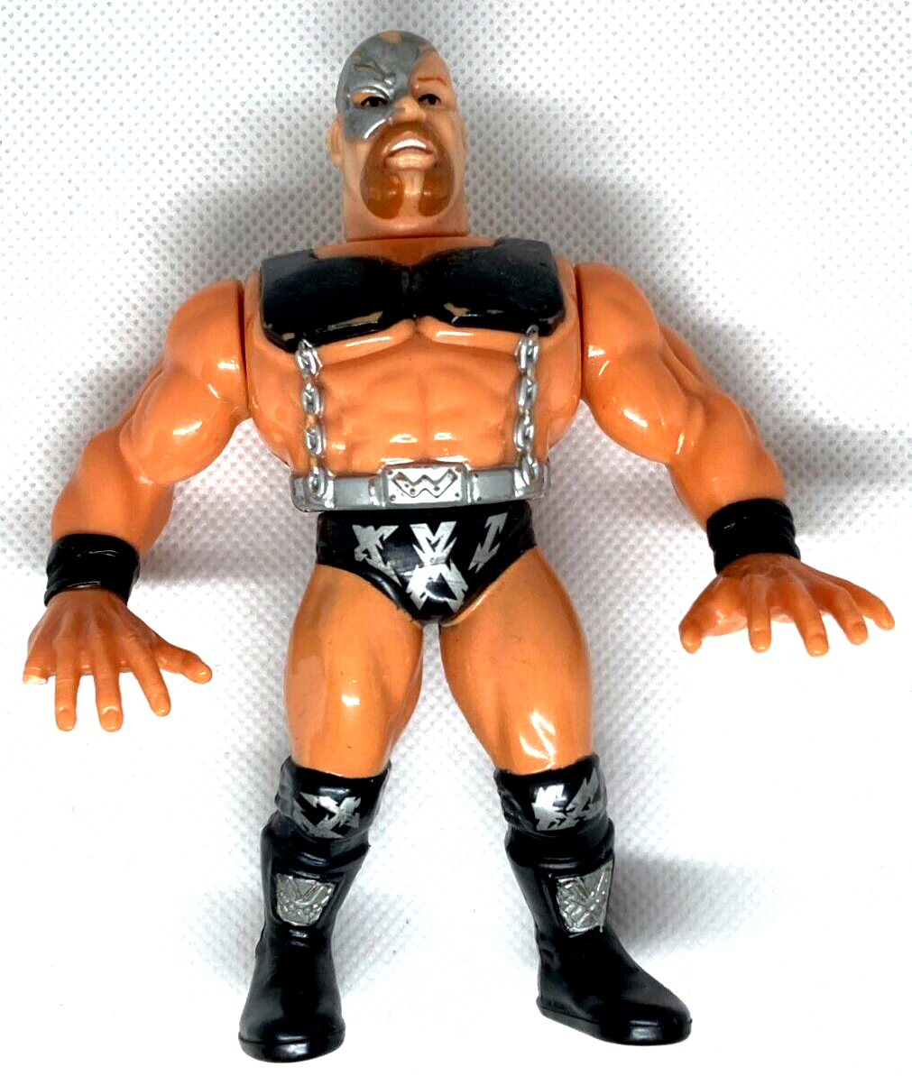 Warlord 100% Complete WWF WWE Hasbro Wrestling 1992 Titan Sports