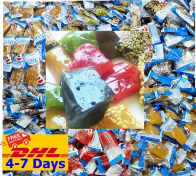 Kalamae Candy Thai Dessrt Caramel Coconut Milk Pandan Seasame Strawberry 1000g