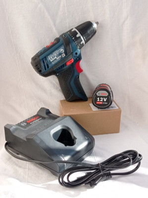 Bosch Akku-Bohrschrauber GSR 12V-15 + 1x 3,0Ah 12V Li-Ion Akku + Ladegerät